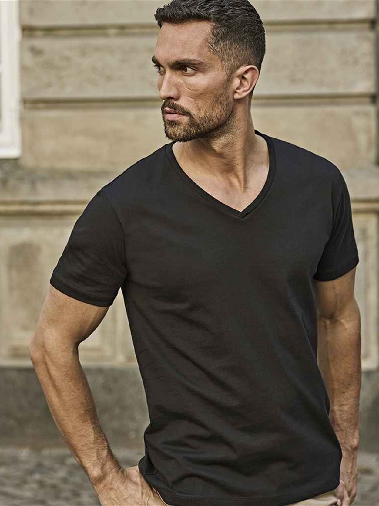 T8006 8006 Tee Jays V Neck Sof T-Shirt image 1