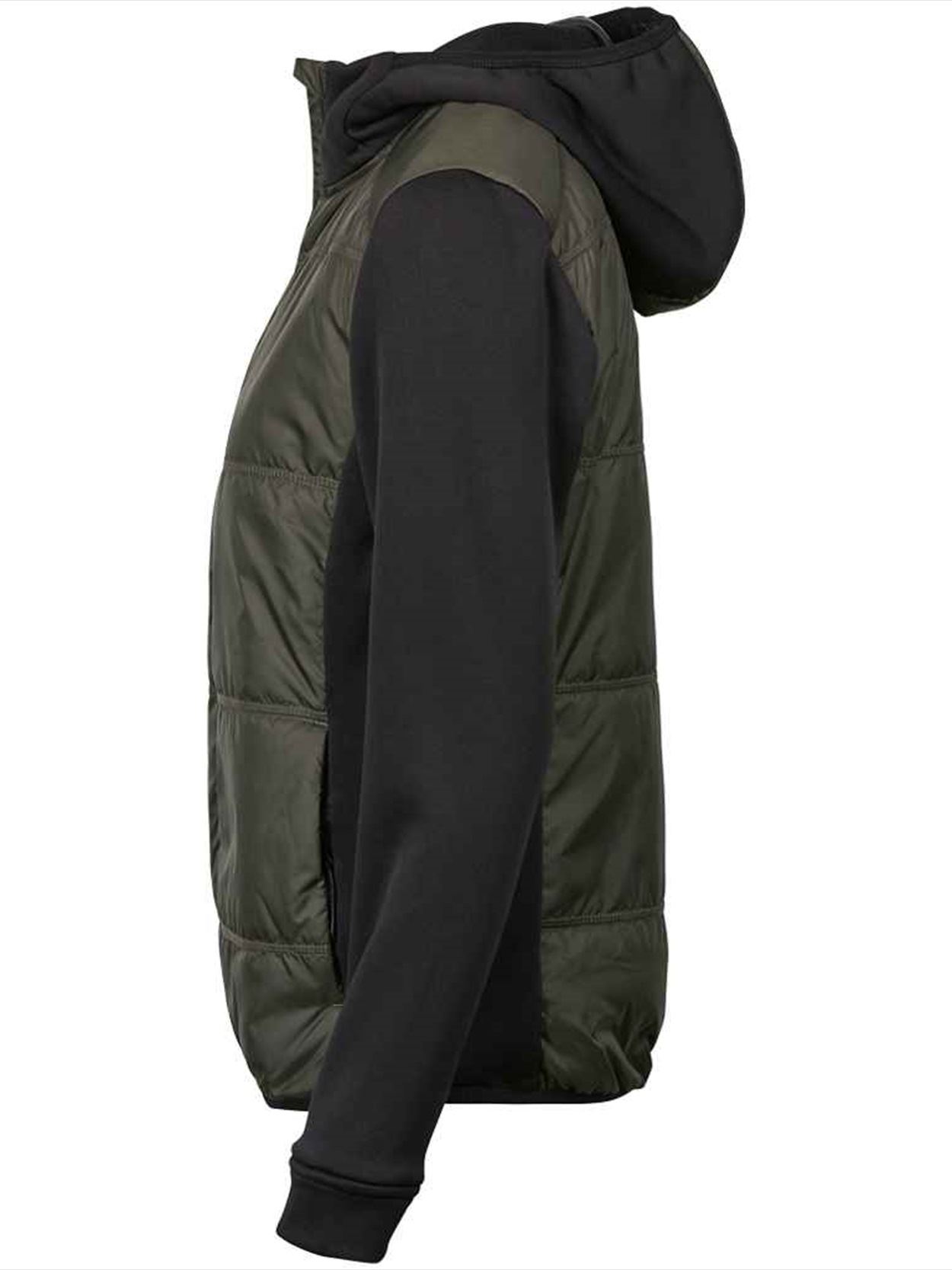 T9113 9113 Tee Jays Ladies Hybrid-Stretch Hooded Jacket image 3