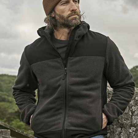 T9124 9124 Tee Jays Mountain Hooded Fleece Jacket image 1