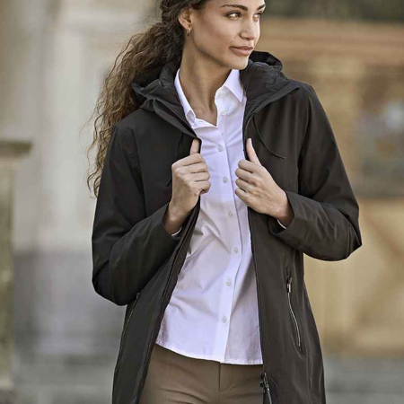 T9609 9609 Tee Jays Ladies All Weather Parka Jacket image 1