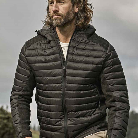 T9610 9610 Tee Jays Crossover Hooded Padded Outdoor Jacket image 1