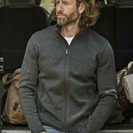 T9615 9615 Tee Jays Knitted Outdoor Fleece Jacket image 1