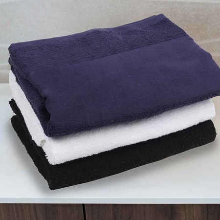 TC035 Towel City Printable Border Bath Towel image 1