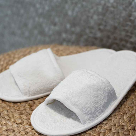 TC064 Towel City Classic Terry Slippers image 1