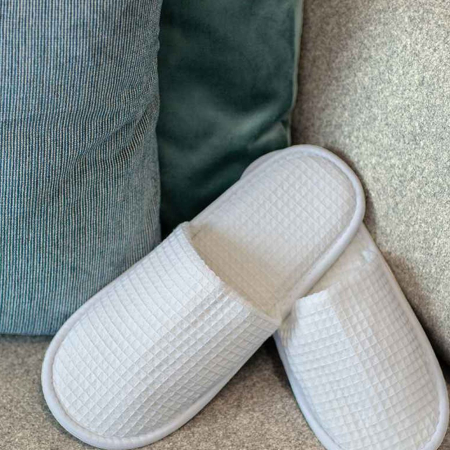 TC066 Towel City Waffle Mule Slippers image 1