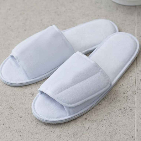 TC067 Towel City Open Toe Slippers image 1