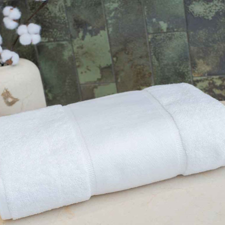 TC506 Towel City Organic Printable Border Bath Sheet image 1
