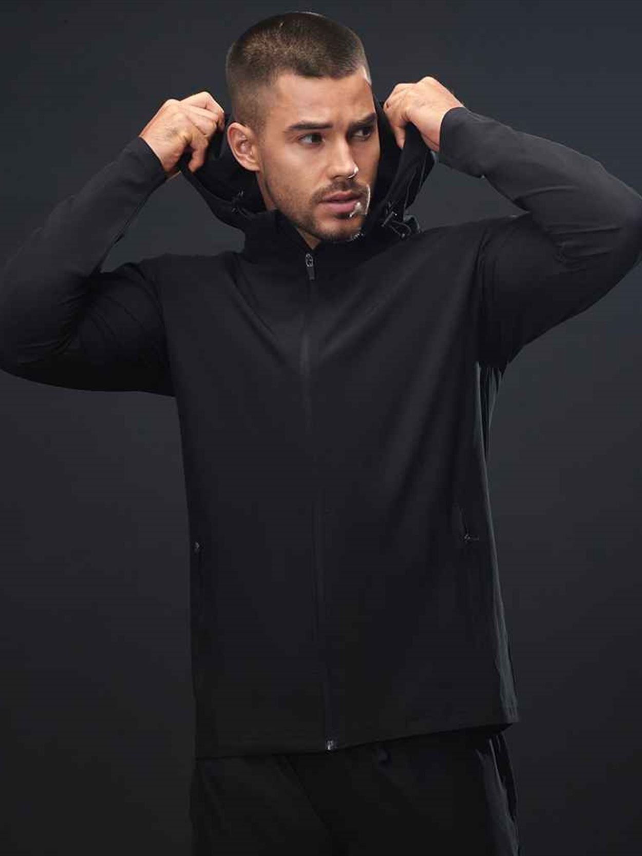 TL578 Tombo Unisex Technical Zip Through Hoodie image 1