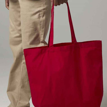 W265 Westford Mill Organic Premium Cotton Maxi Tote Bag image 1