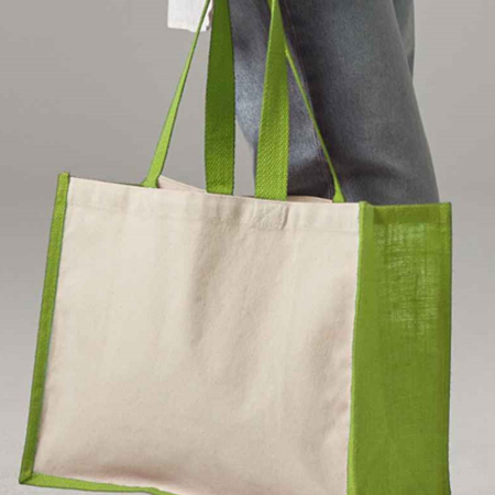 W422 Westford Mill Printers Jute Classic Shopper image 1