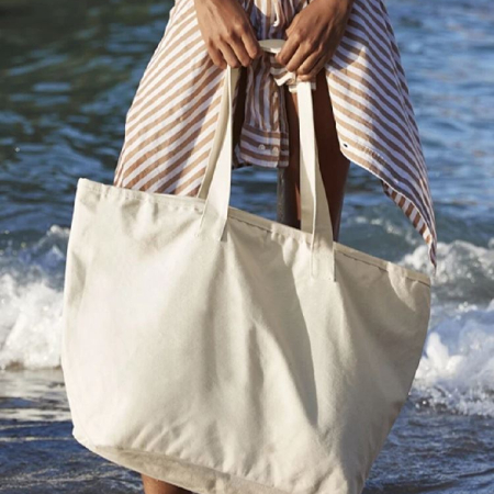 W606 Oversized Heavy Duty Canvas Tote Bag image 1