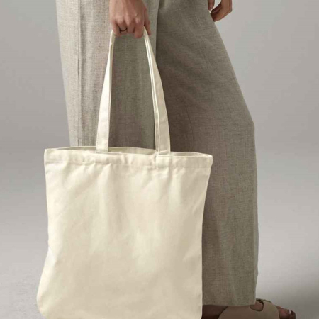 W821 Westford Mill EarthAware® Organic Spring Tote Bag image 1