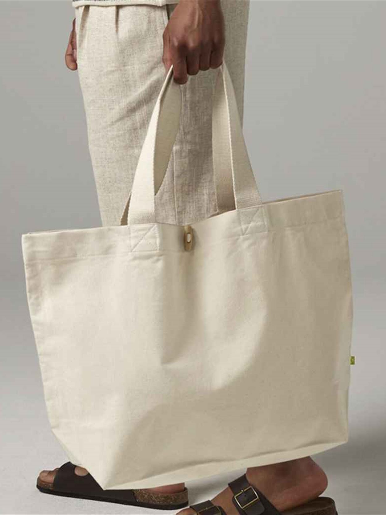 W855 Westford Mill EarthAware® Organic Marina Tote XL Bag image 1