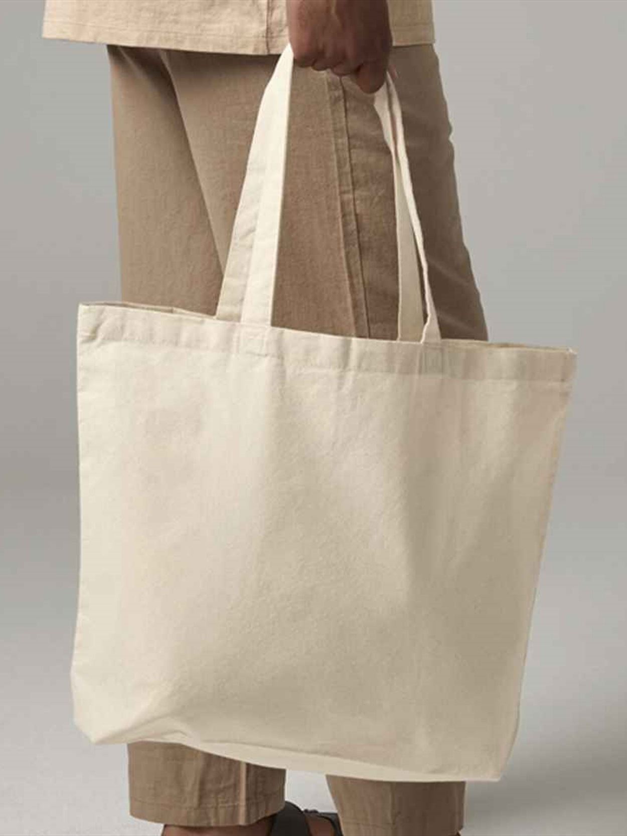 W925 Westford Mill Recycled Cotton Maxi Tote Bag image 1