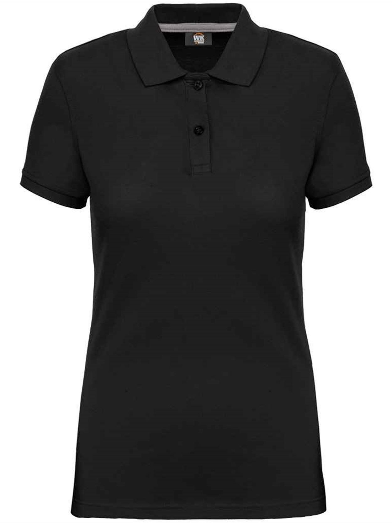 WK275 WK Designed to Work Ladies Anti-Bacterial Piqué Polo Shirt image 1