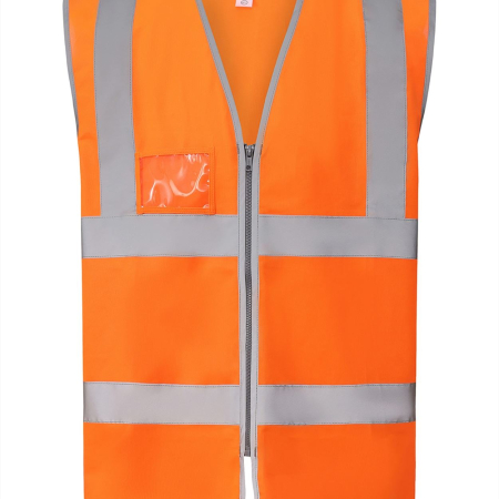 YK113 HVW103 Yoko Zip ID Two Band & Braces Waistcoat image 1