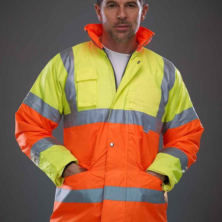 YK205 HVP303 Yoko Hi-Vis Contrast Jacket image 1