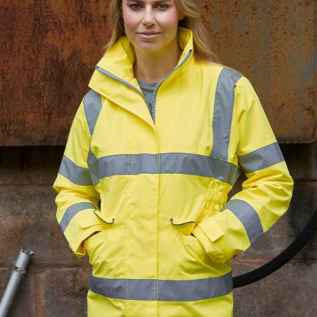 YK218 HVP189 Yoko Ladies Hi-Vis Executive Jacket image 1