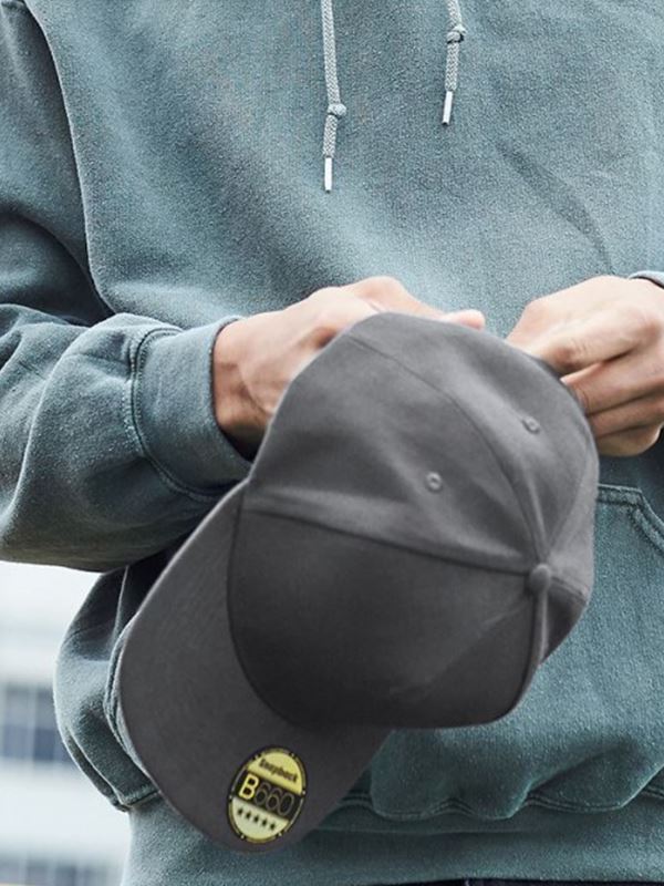 B660 Flat Peak Snapback Cap image 3
