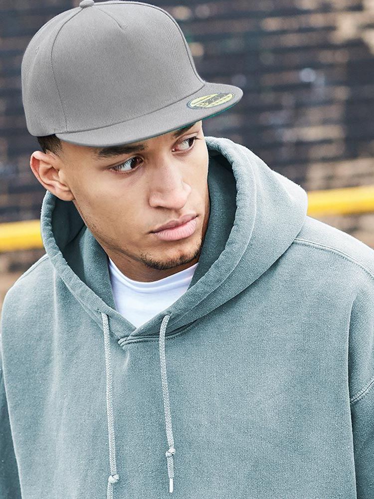 B660 Flat Peak Snapback Cap image 6