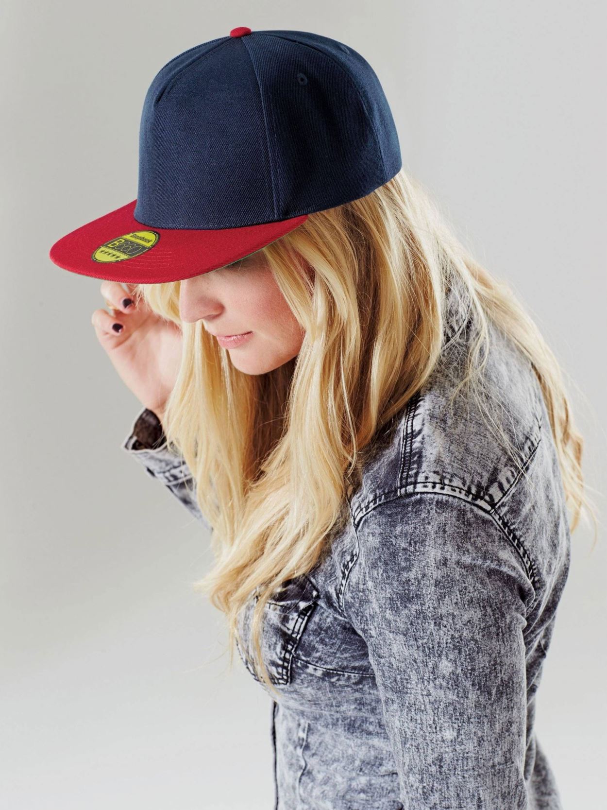 B660 Flat Peak Snapback Cap image 1