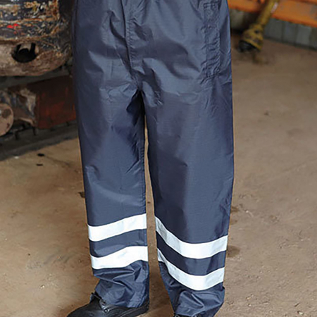 HVS461 YK070 Hi Vis Waterproof Contractor Trousers image 1
