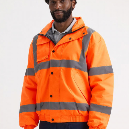 UC804 High Visibility Bomber Jacket image 1