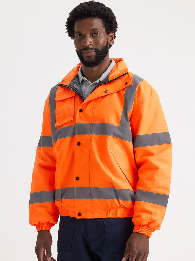 UC804 High Visibility Bomber Jacket image 1