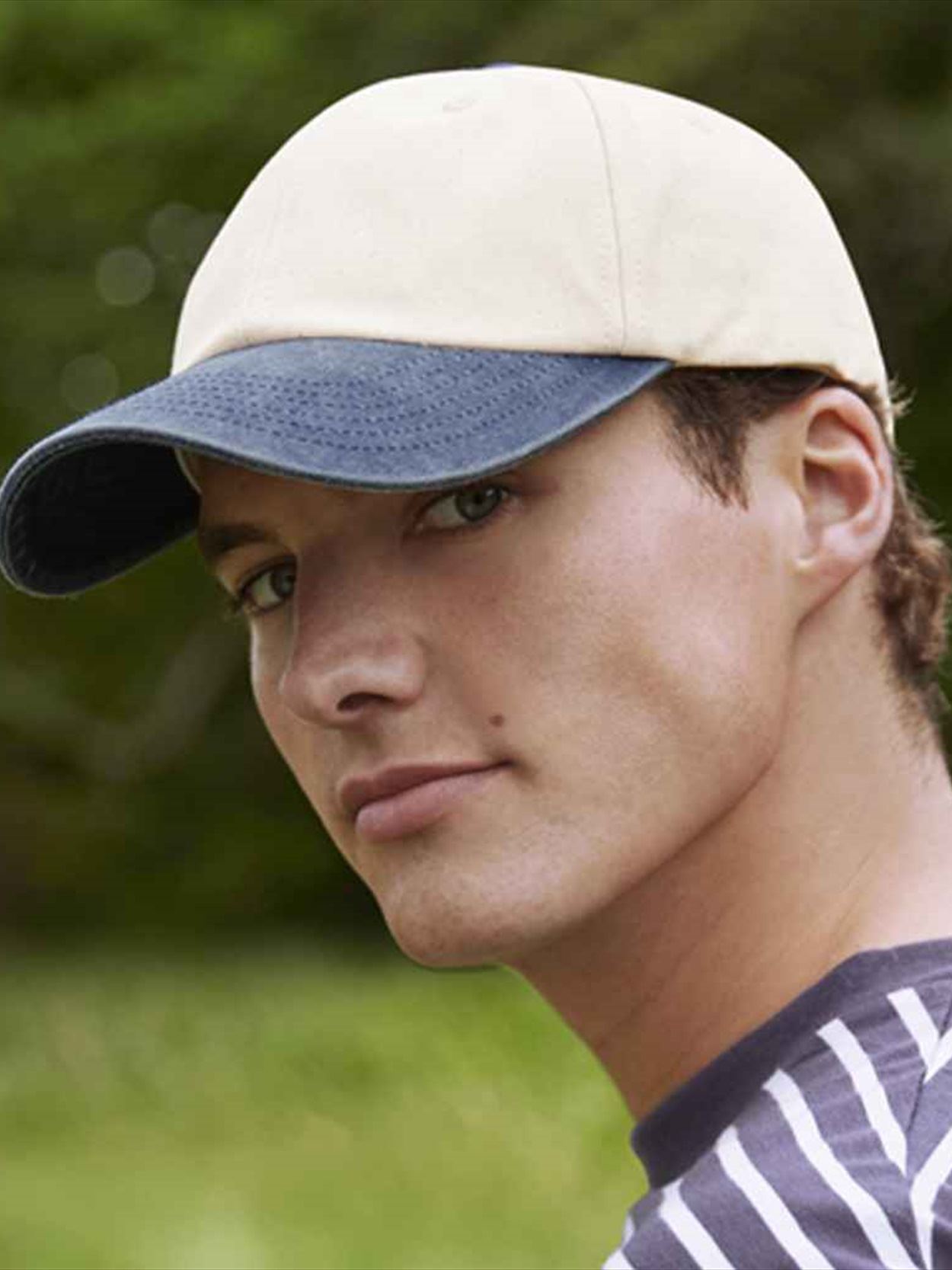 B673 Contrast Peak Low Profile Vintage Cap image 3