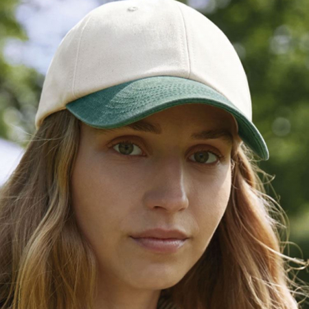 B673 Contrast Peak Low Profile Vintage Cap image 1