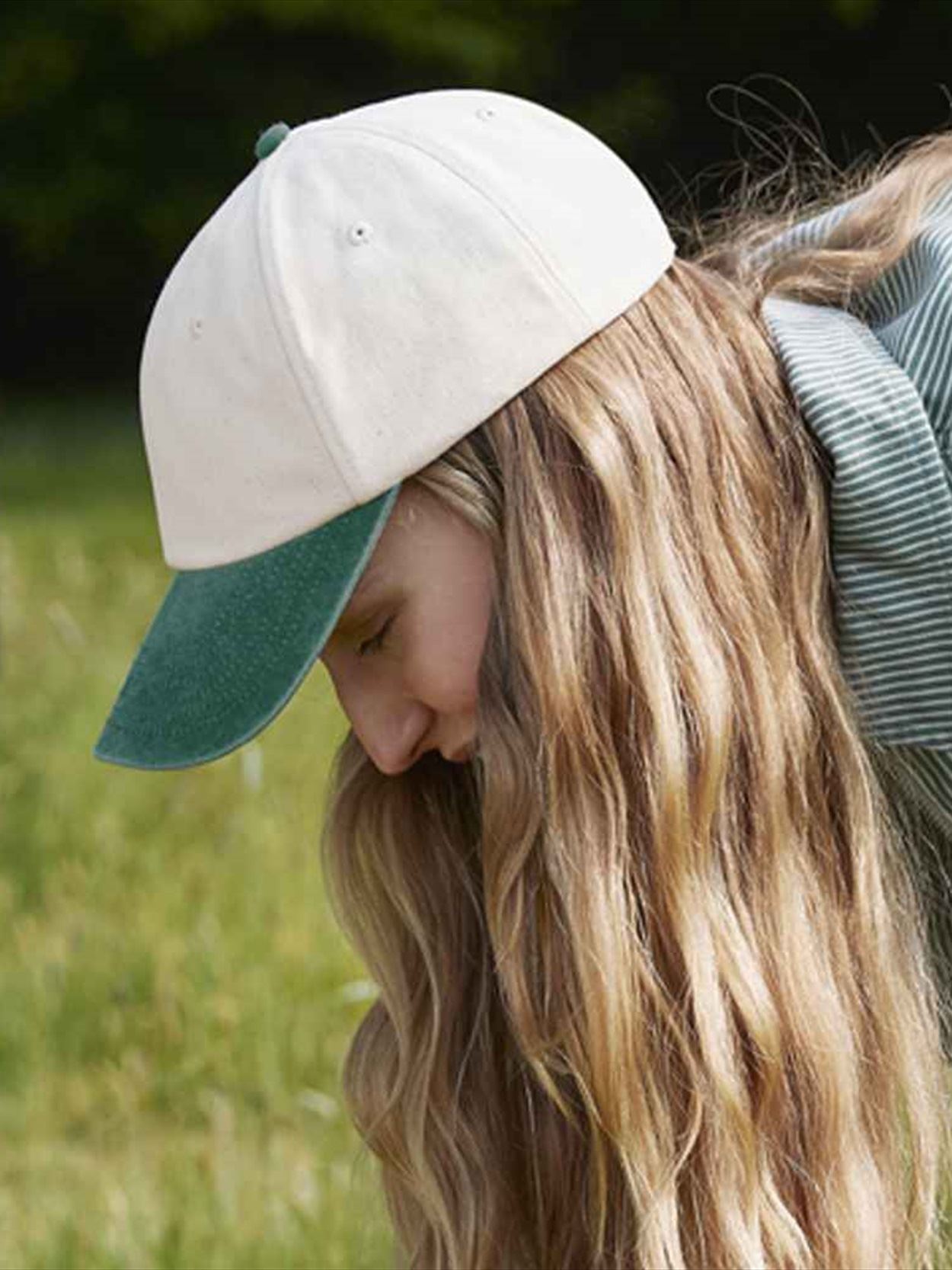B673 Contrast Peak Low Profile Vintage Cap image 2