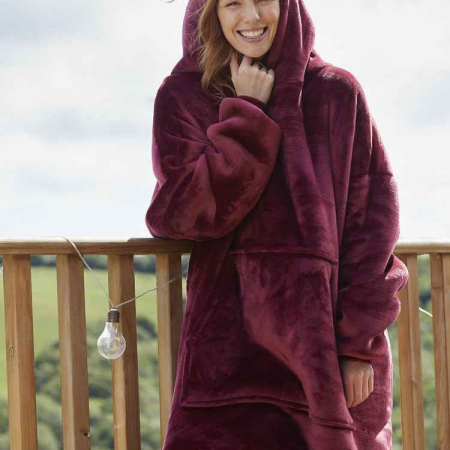 BH100 Oversized Hooded Blanket image 1