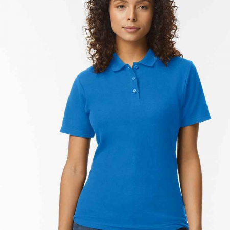 GD75 64800L Softstyle Ladies' Double Pique Polo image 1