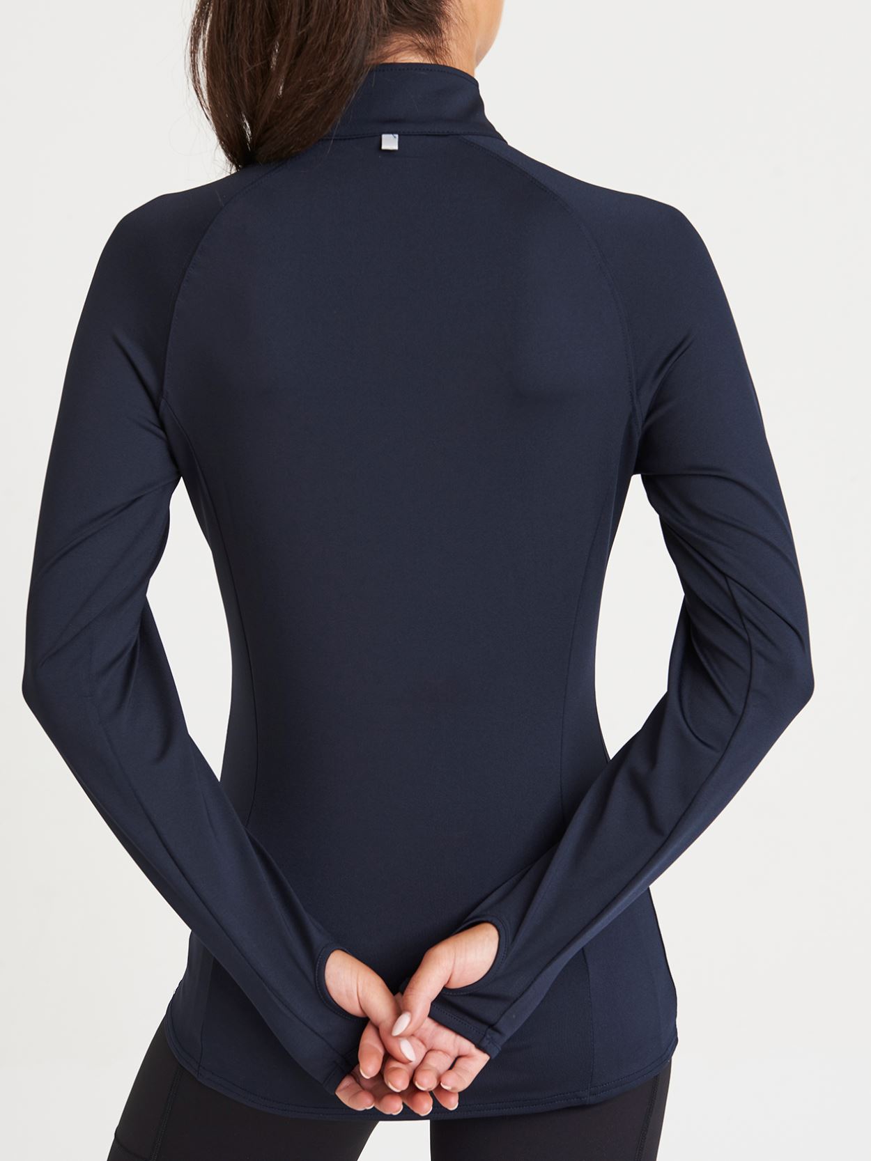 JC035 Women's Cool Flex long half zip top image 2