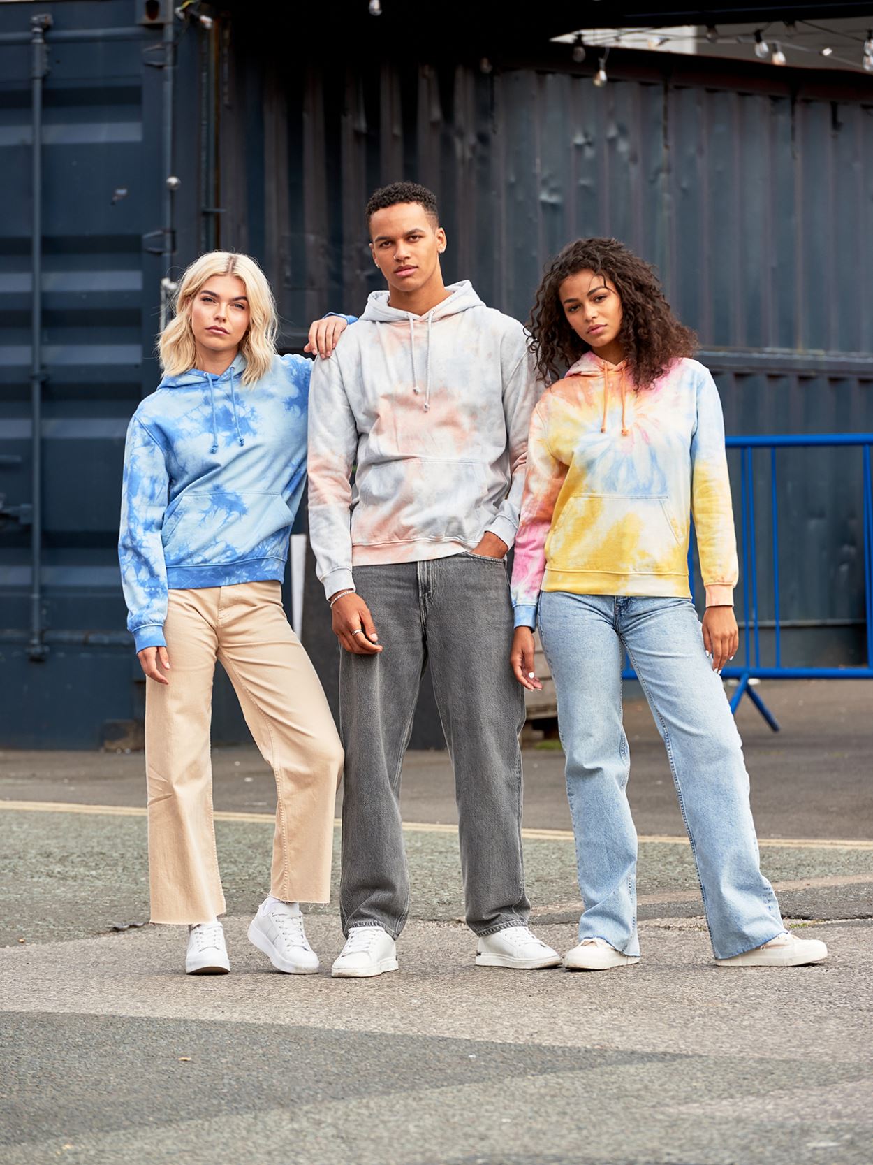 JH022 Awdis Tie Dye Hoodie image 2