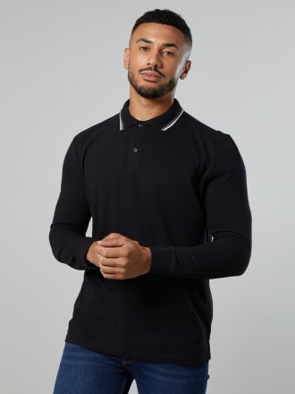 JP103 Long Sleeve Poloshirt image 1