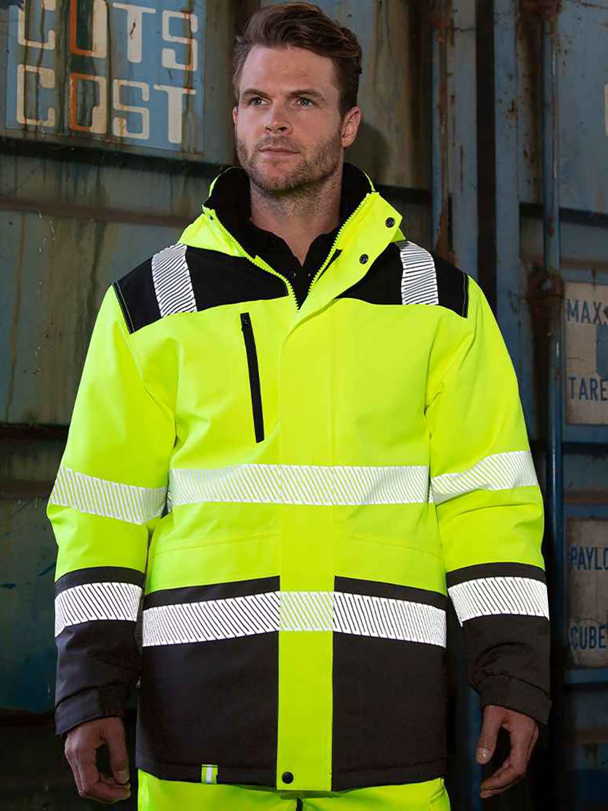 R475X Printable Softshell Safety Coat image 2