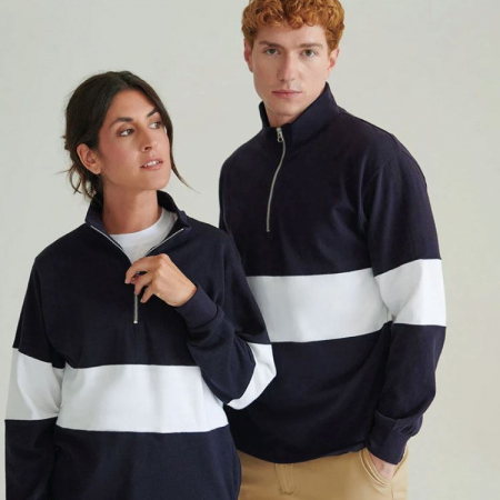FR006/FR06M PANELLED 1/4 ZIP image 1