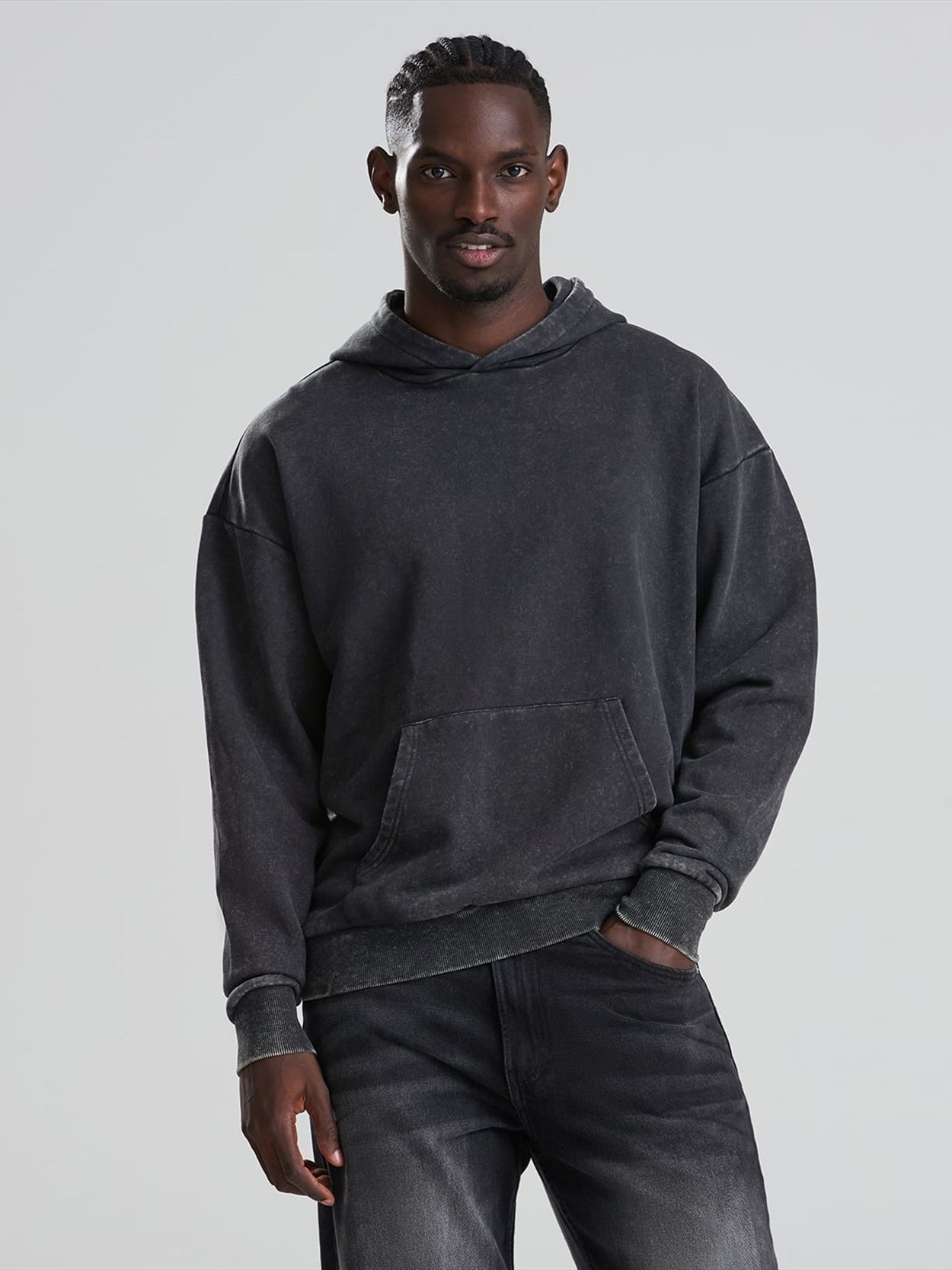 JH180 Vintage Washed Hoodie image 1