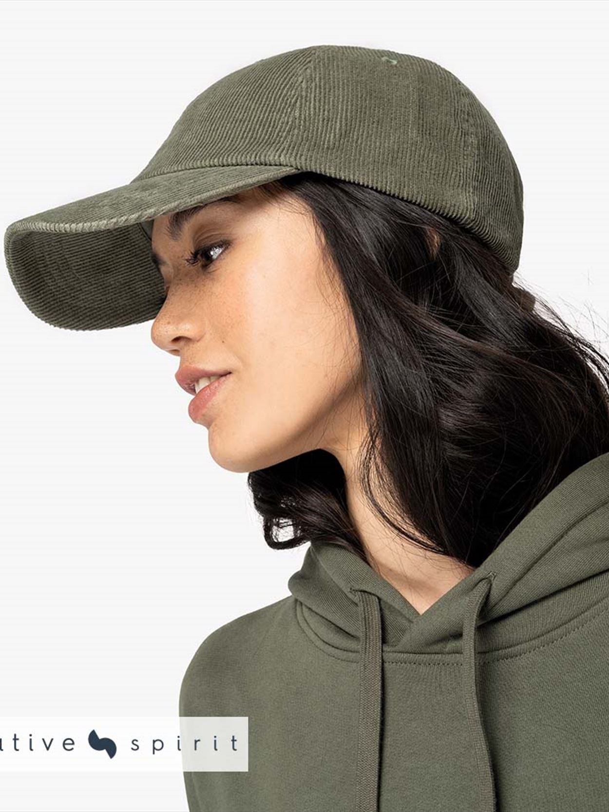NS016 Native Spirit Corduroy 6 Panel Cap image 4