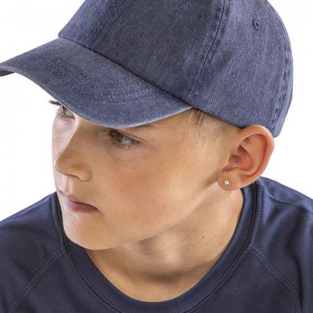 RC092B RC092J Result Core Kids Pure Cotton Vintage Cap image 1