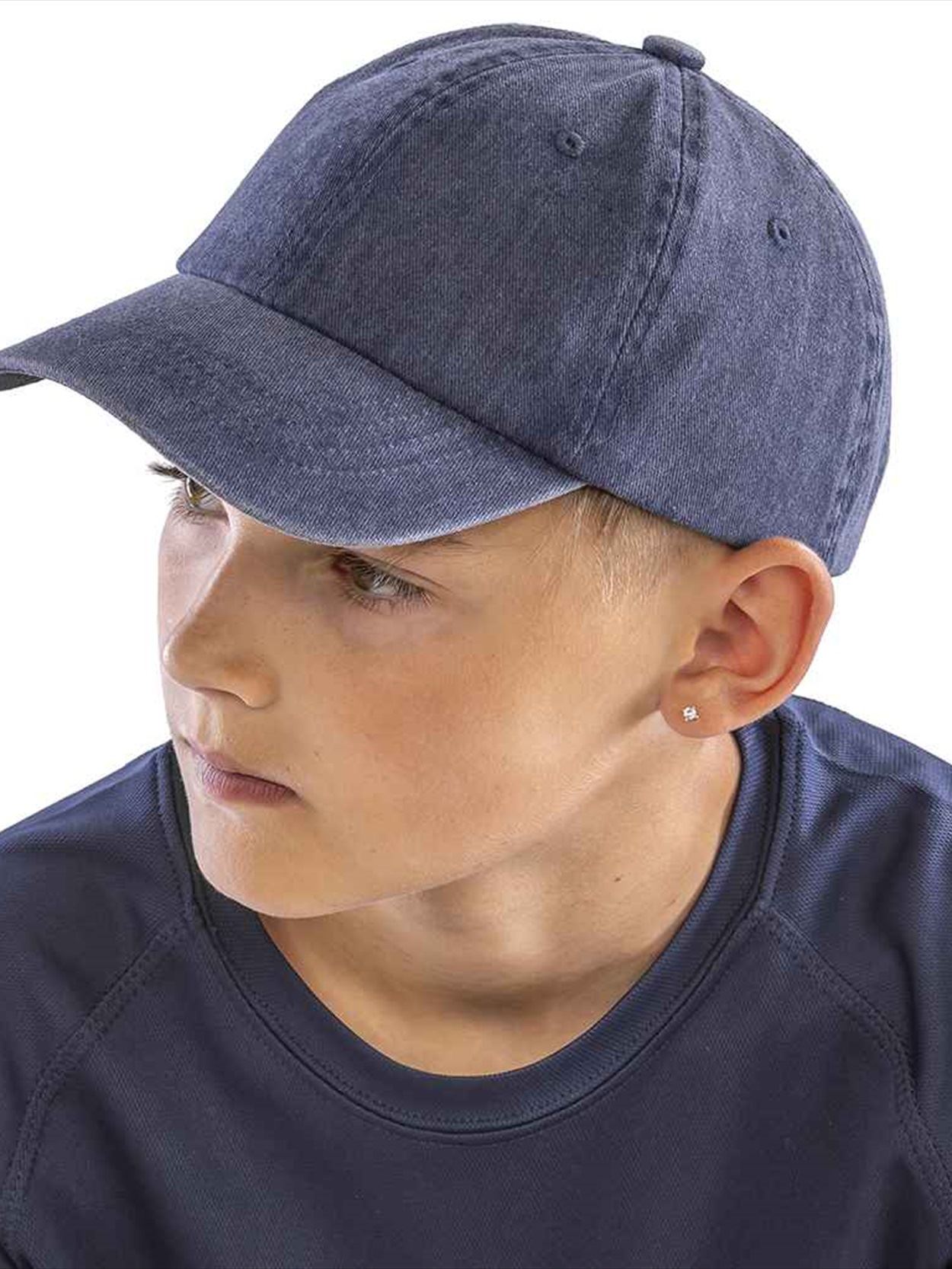 RC092B RC092J Result Core Kids Pure Cotton Vintage Cap image 1