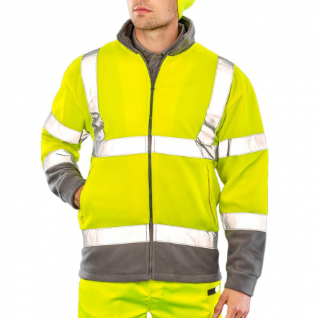 RS329 Safe Guard Hi Vis Micro Fleece Jacket image 1