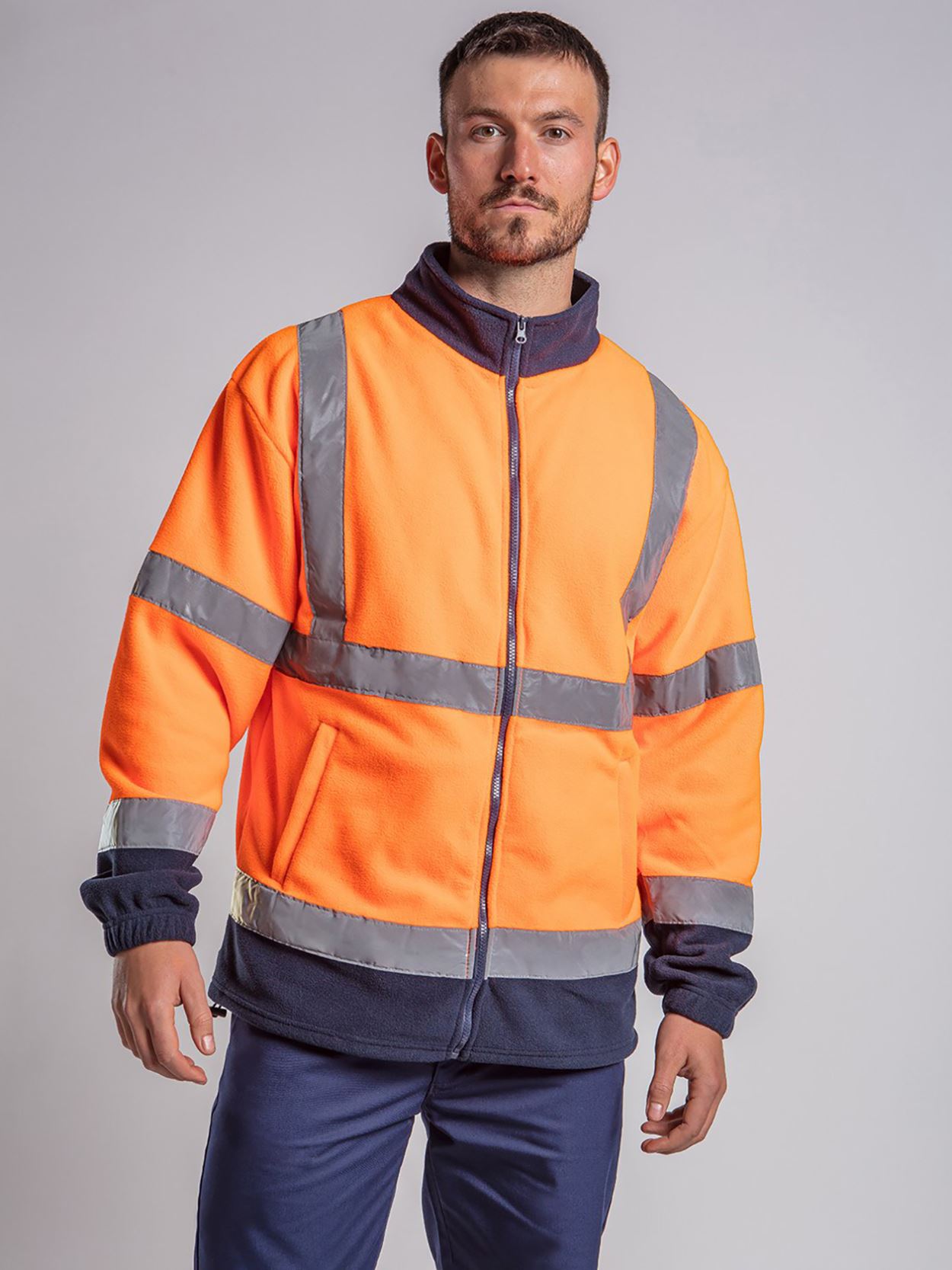 RX750 High visibility full zip fleece image 1