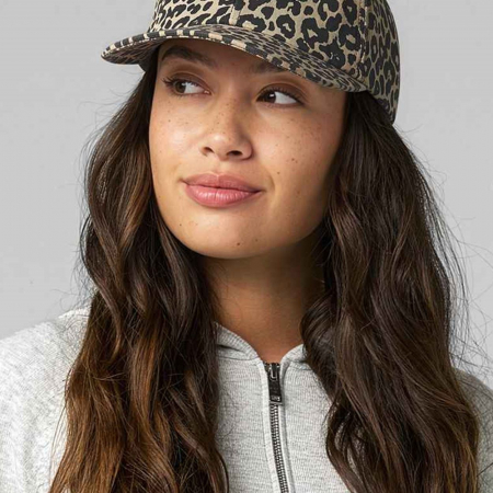 BB110 B110 Beechfield Leopard Print 6 Panel Cap image 1