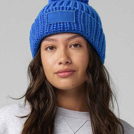BB329 B329 Beechfield Toasty Patch Beanie image 1
