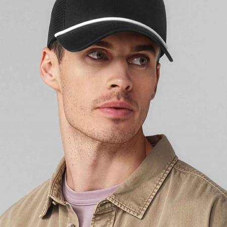 BB633 B633 Beechfield 5 Panel Rope Trucker Cap image 1