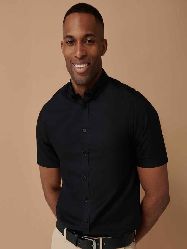 H517S Short Sleeve Slim Fit Oxford Shirt image 1