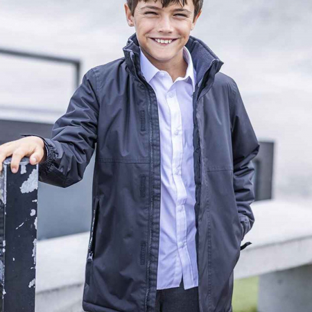 RG339 TRW611 Regatta Kids Dover Parka Jacket image 1