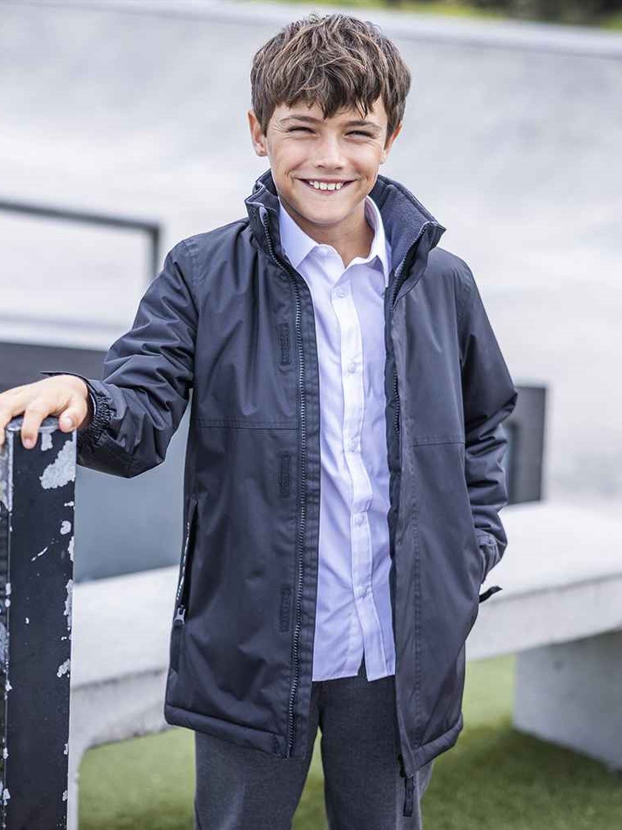 RG339 TRW611 Regatta Kids Dover Parka Jacket image 1